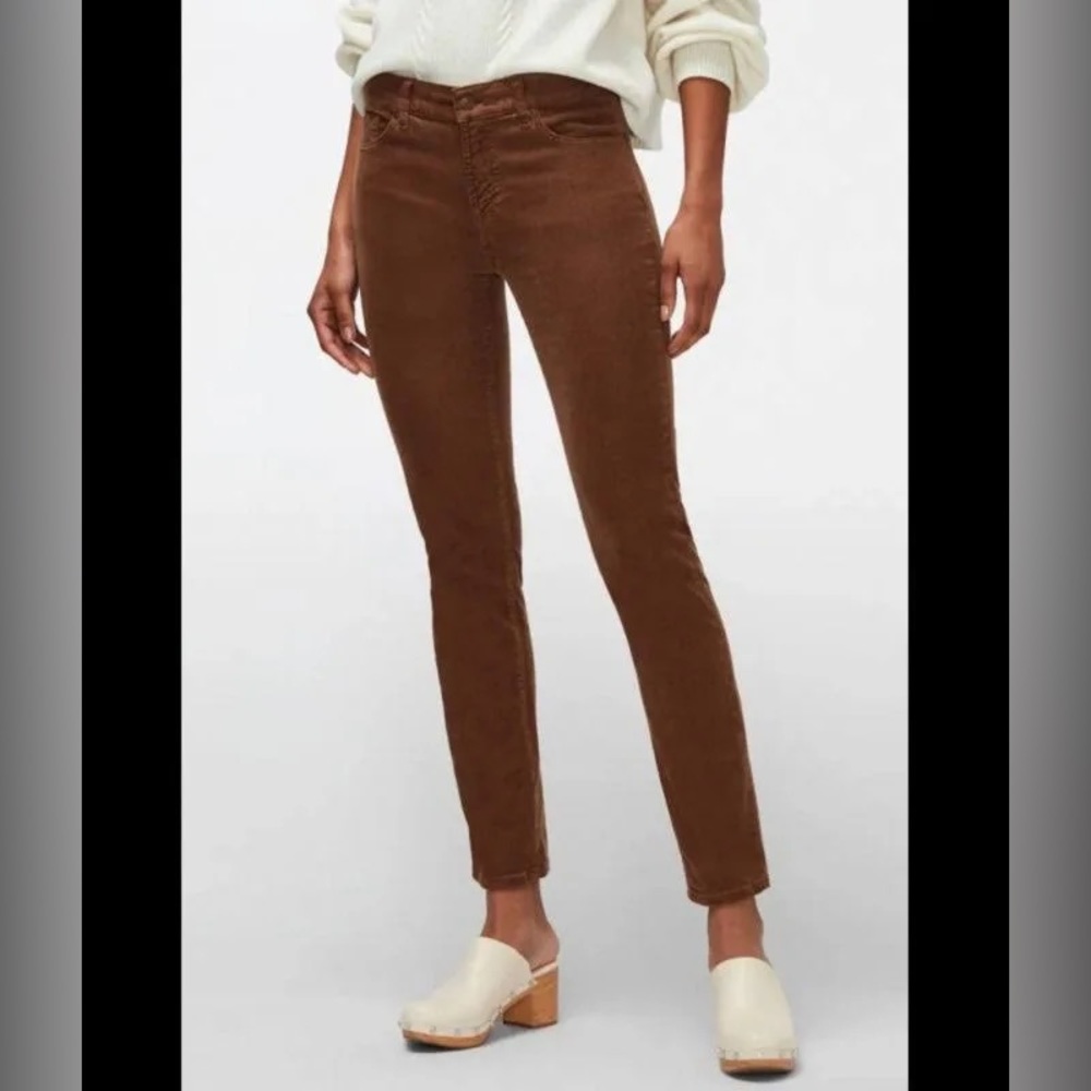 Seven 7 sz 4 brown corduroy skinny pants